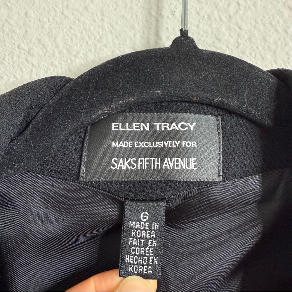 Ellen Tracy Long Sleeve Split Cuff Button Down Bl… - image 3